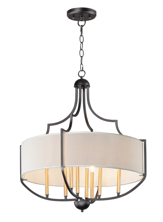 Savant 8-Light Chandelier Bronze/Antique Brass by Maxim Lighting