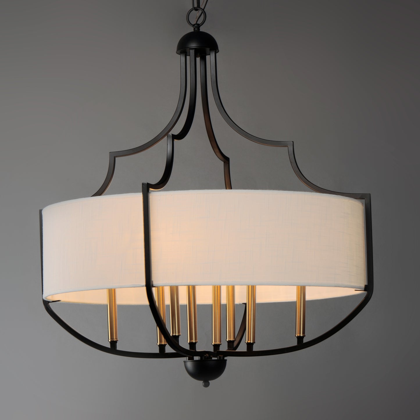 Savant 8-Light Chandelier Bronze/Antique Brass by Maxim Lighting