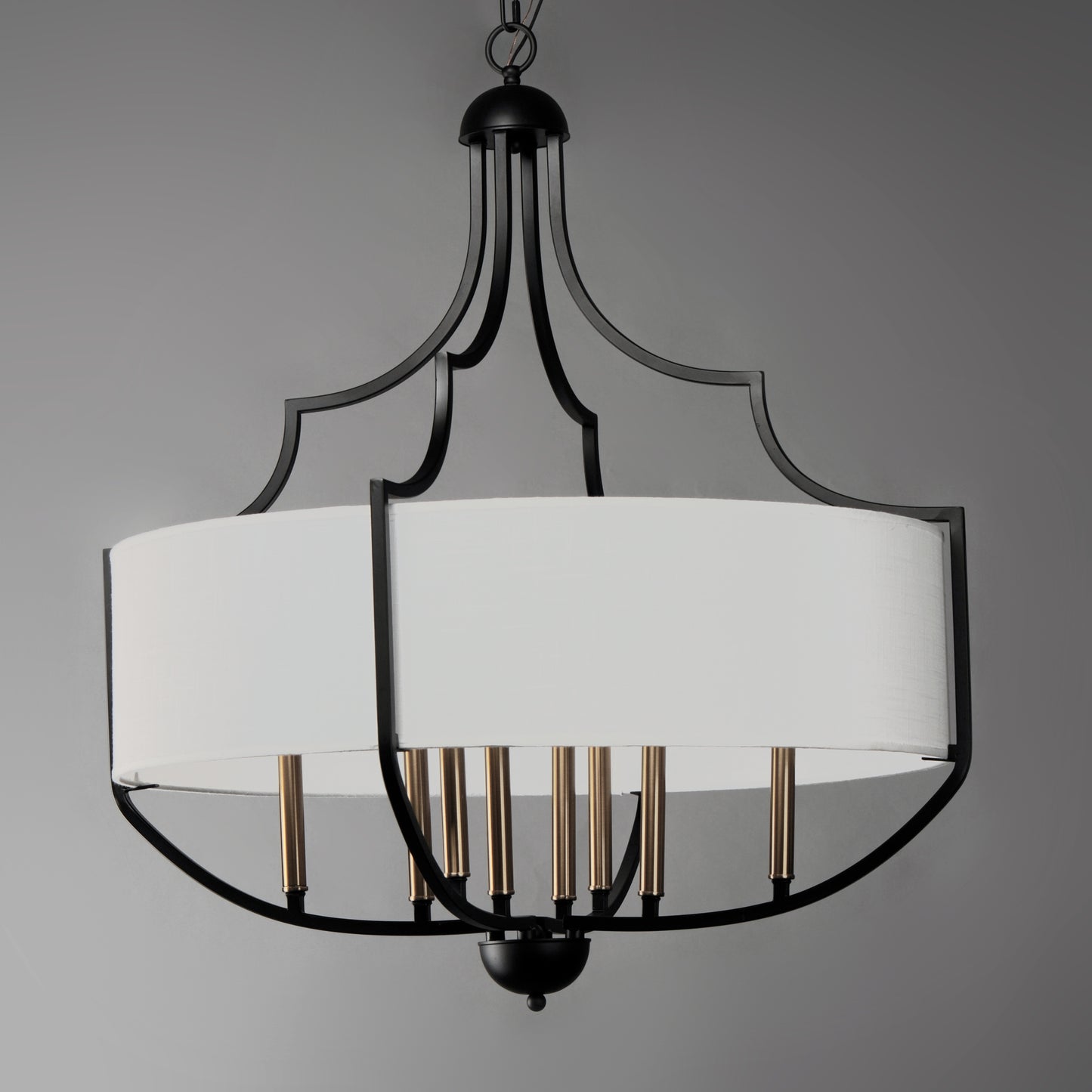 Savant 8-Light Chandelier Bronze/Antique Brass by Maxim Lighting