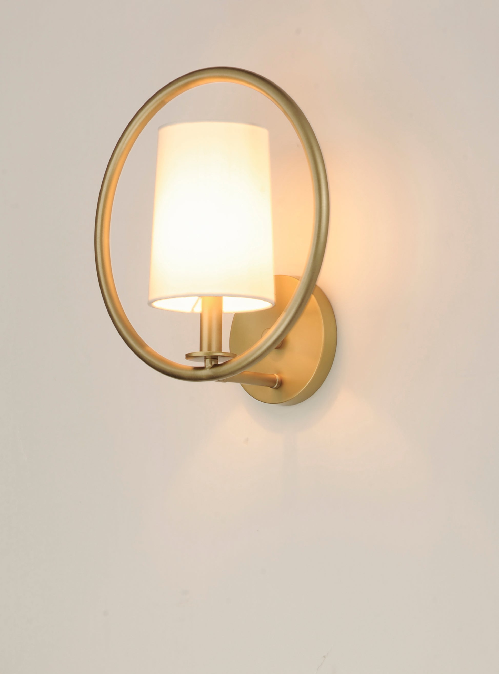 Meridian Wall Sconce Natural Aged Brass by Maxim Lighting
