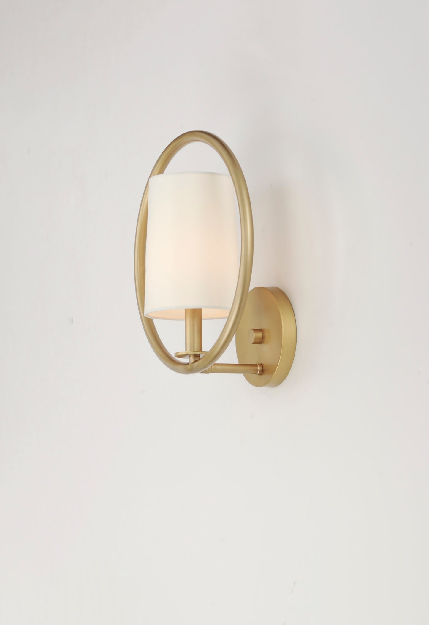 Meridian Wall Sconce Natural Aged Brass by Maxim Lighting