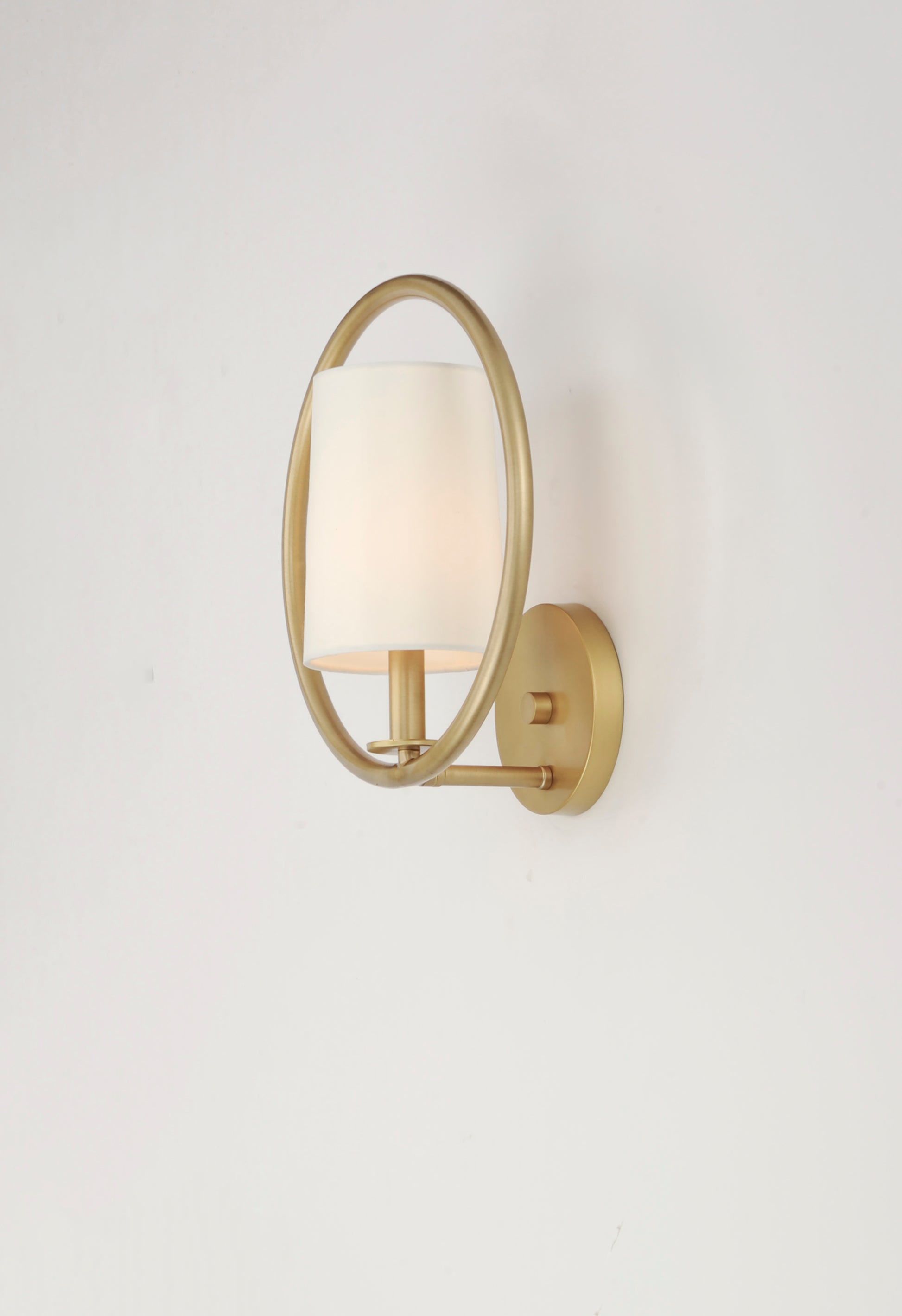 Meridian Wall Sconce Natural Aged Brass by Maxim Lighting