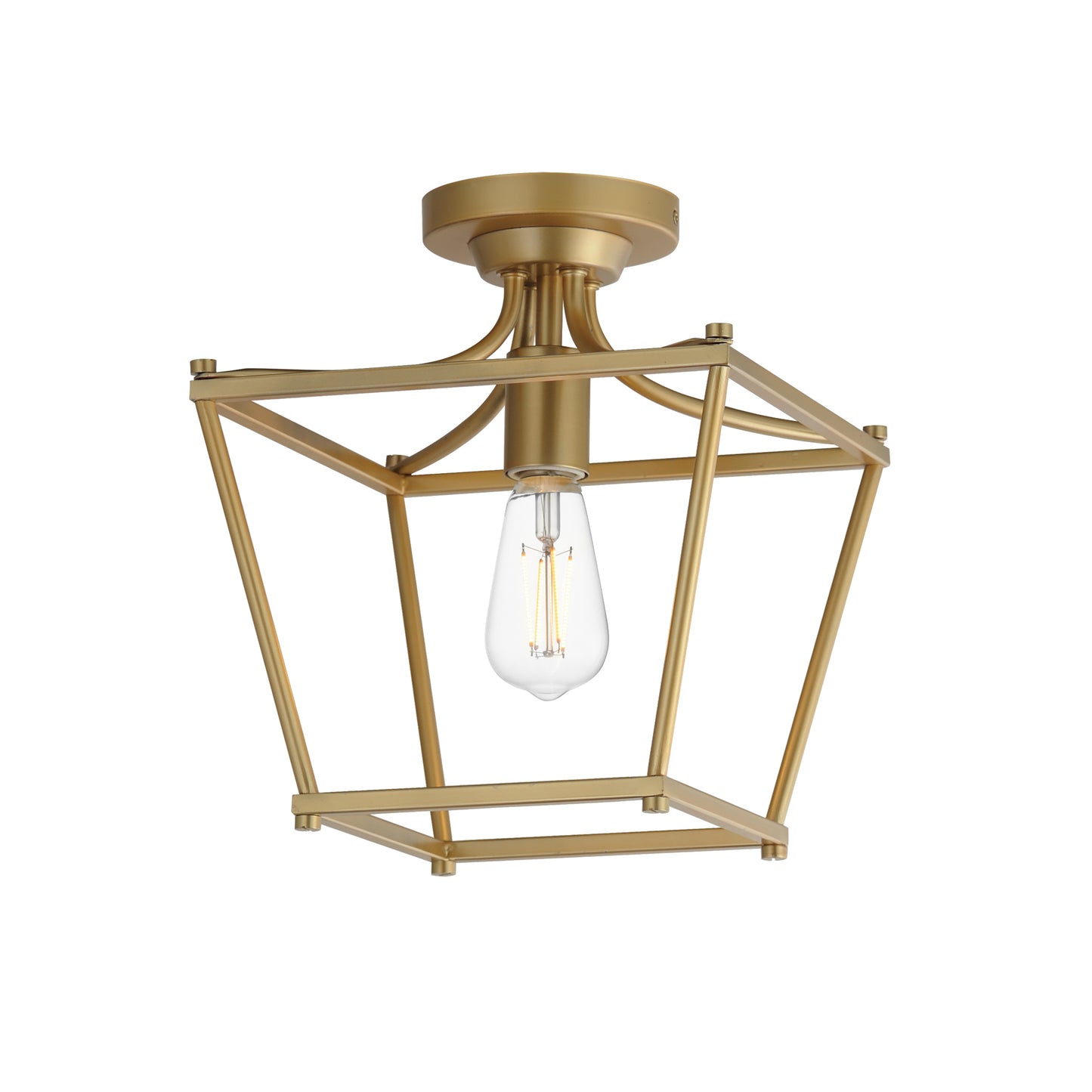 Clifton Pendant/Semi-Flush Natural Aged Brass by Maxim Lighting