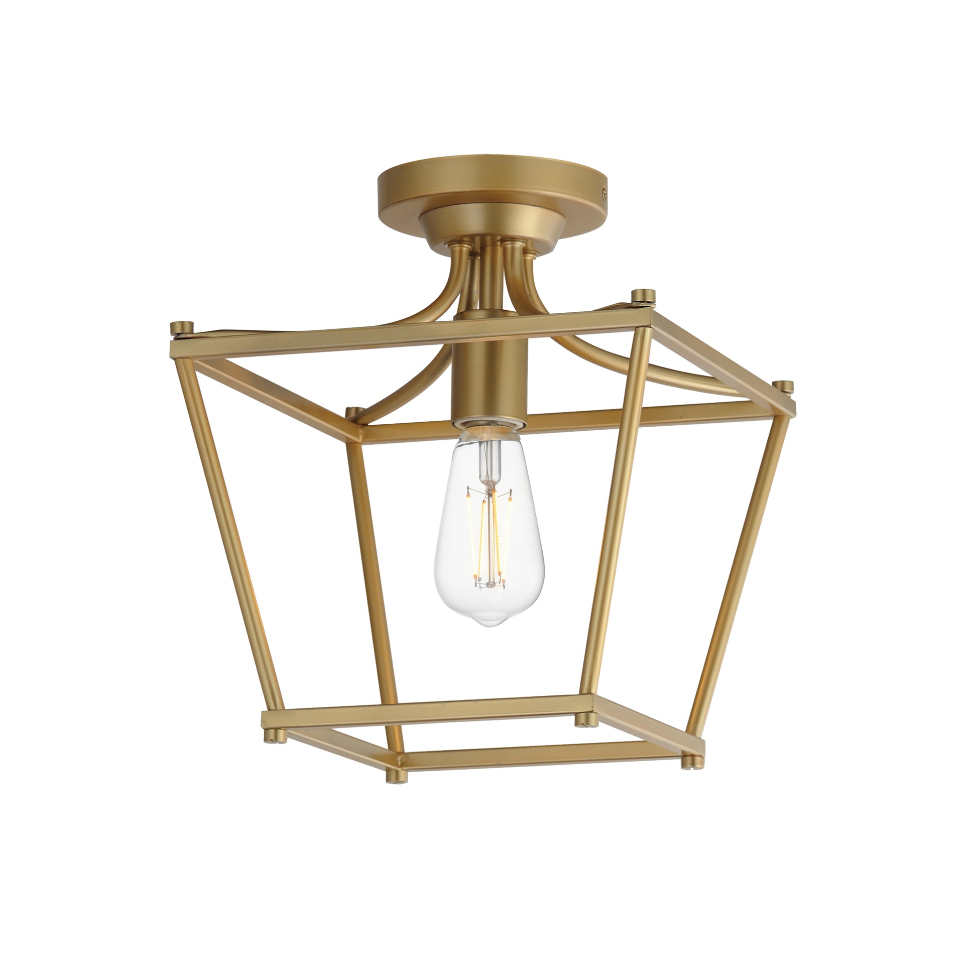 Clifton Pendant/Semi-Flush Natural Aged Brass by Maxim Lighting