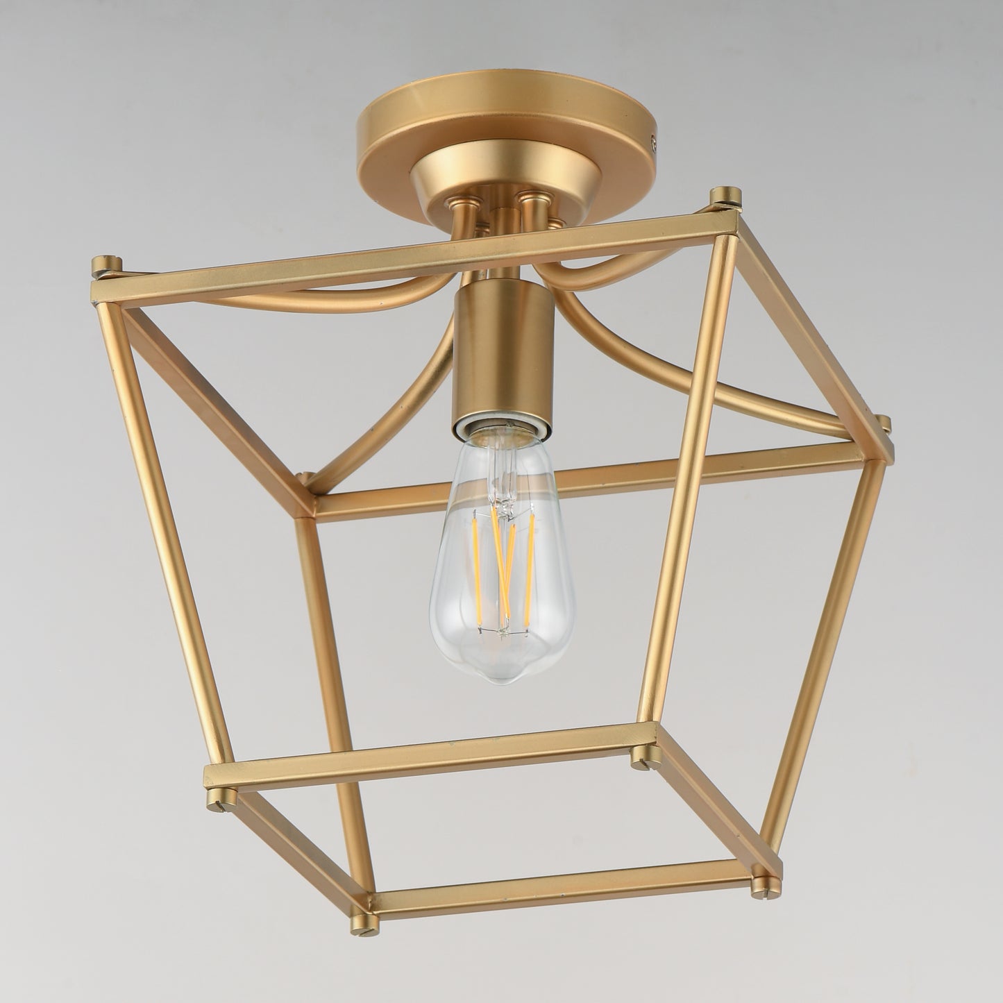 Clifton Pendant/Semi-Flush Natural Aged Brass by Maxim Lighting