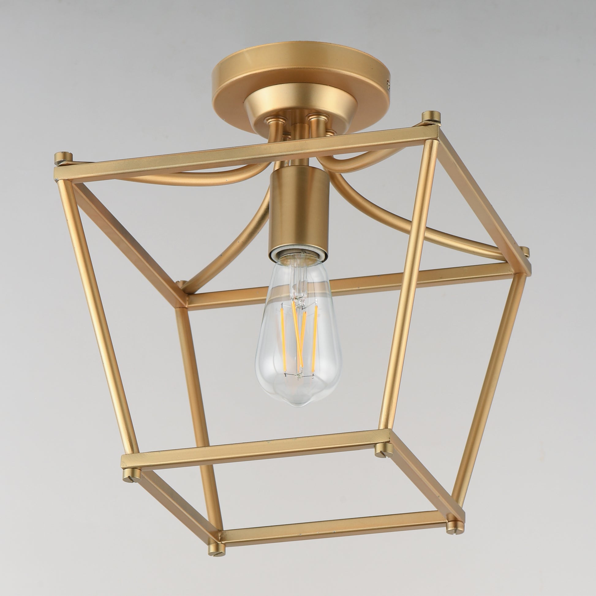 Clifton Pendant/Semi-Flush Natural Aged Brass by Maxim Lighting
