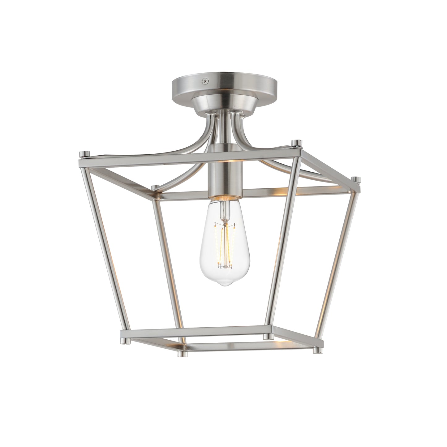 Clifton Pendant/Semi-Flush Satin Nickel by Maxim Lighting
