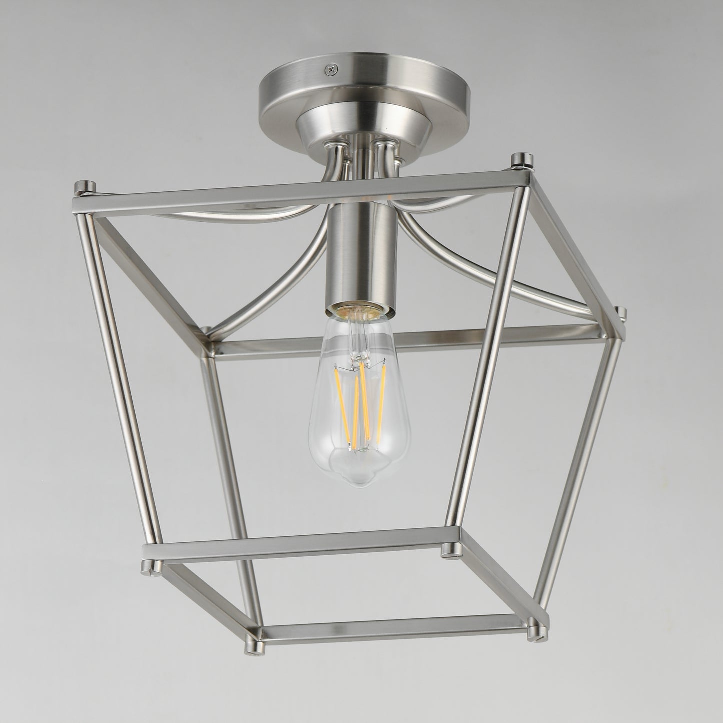 Clifton Pendant/Semi-Flush Satin Nickel by Maxim Lighting