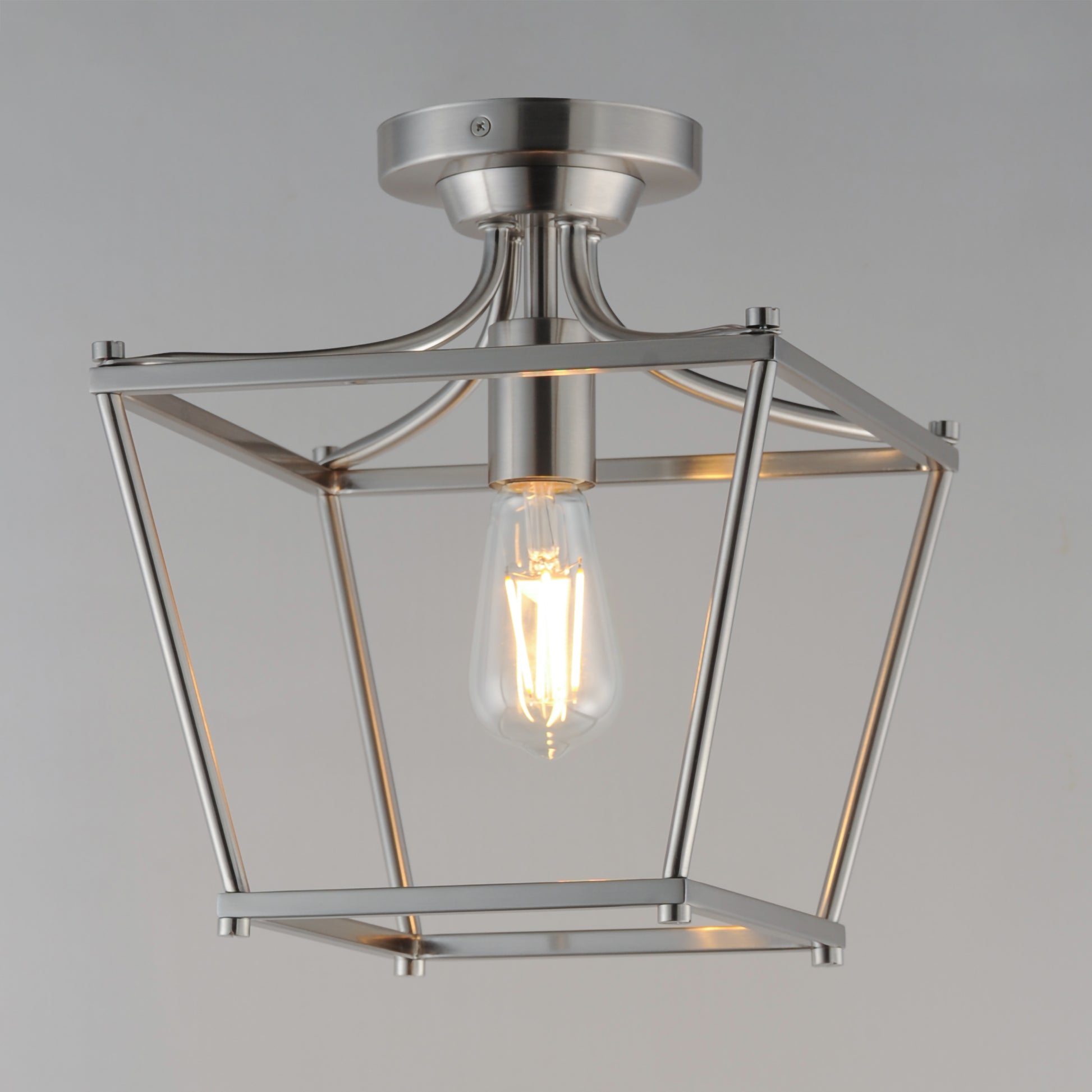 Clifton Pendant/Semi-Flush Satin Nickel by Maxim Lighting
