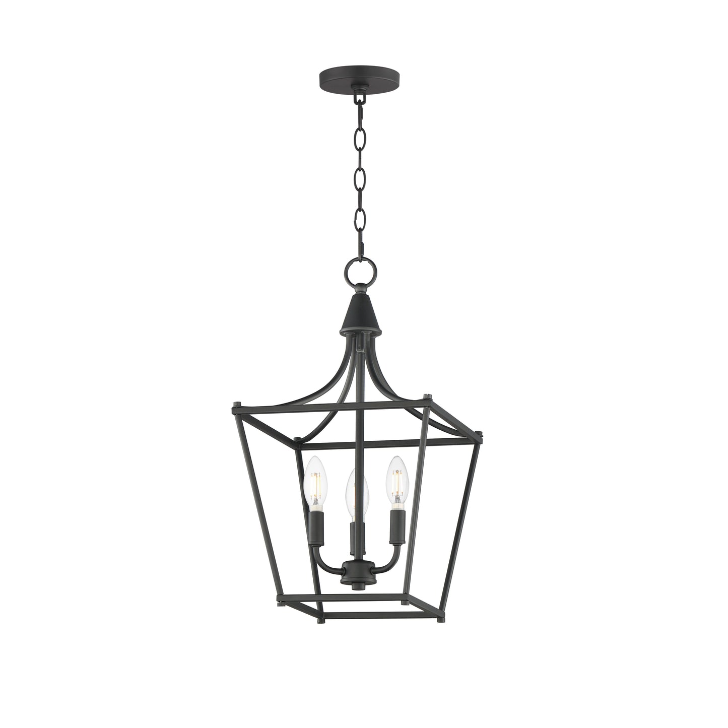 Clifton 3-Light Pendant Black by Maxim Lighting