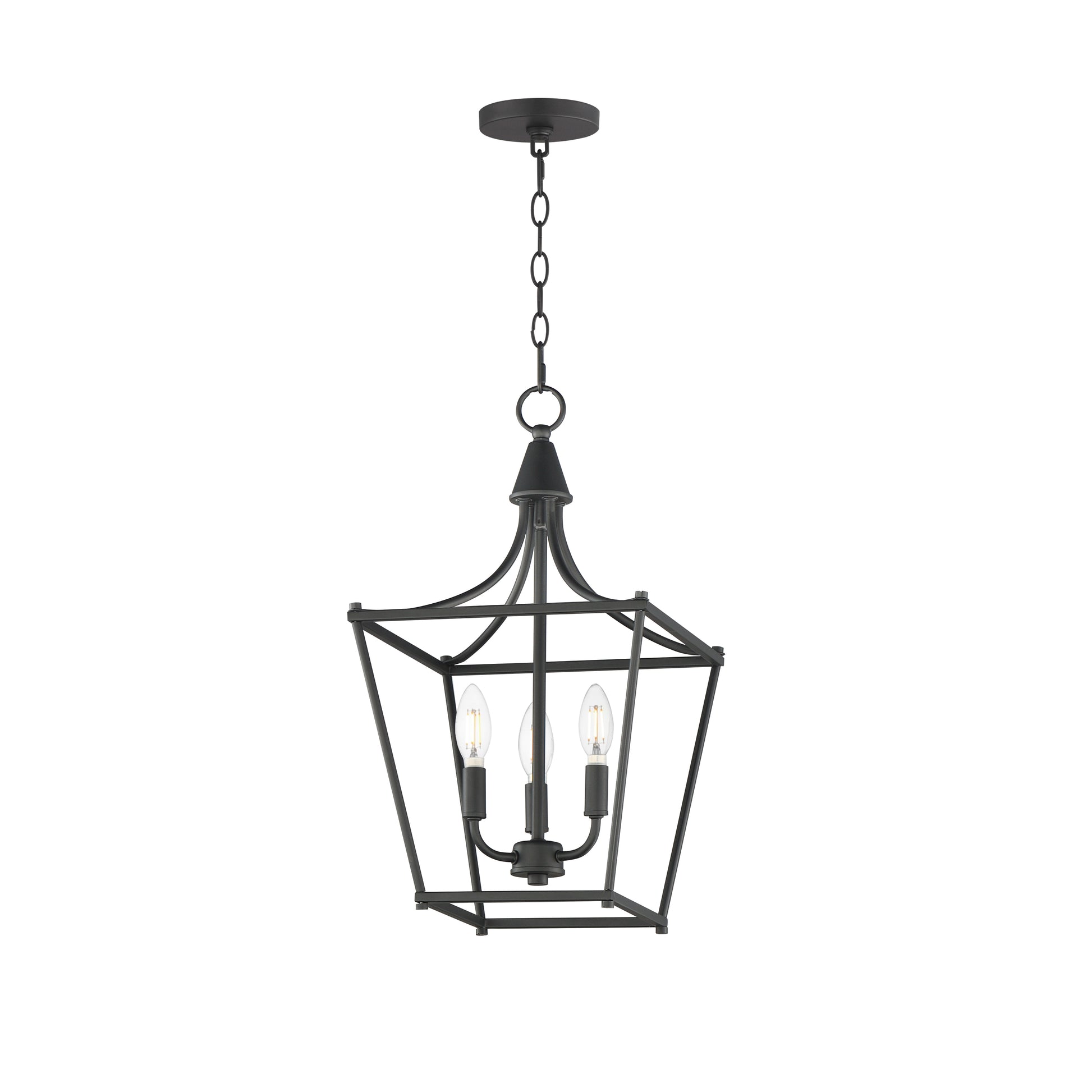 Clifton 3-Light Pendant Black by Maxim Lighting