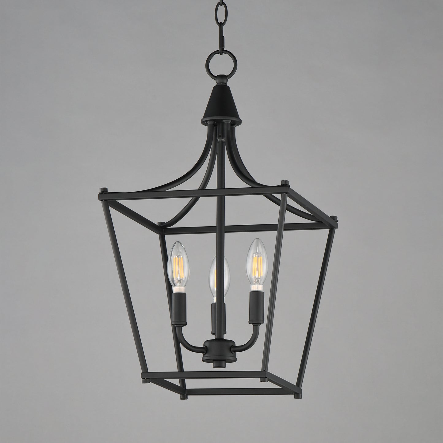 Clifton 3-Light Pendant Black by Maxim Lighting