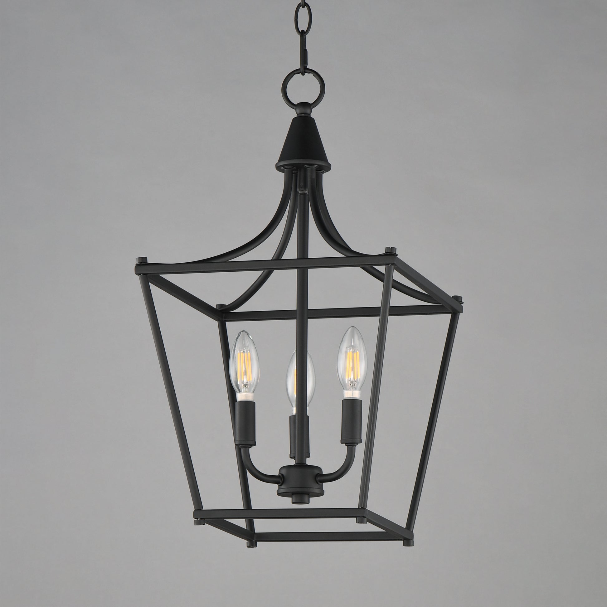 Clifton 3-Light Pendant Black by Maxim Lighting