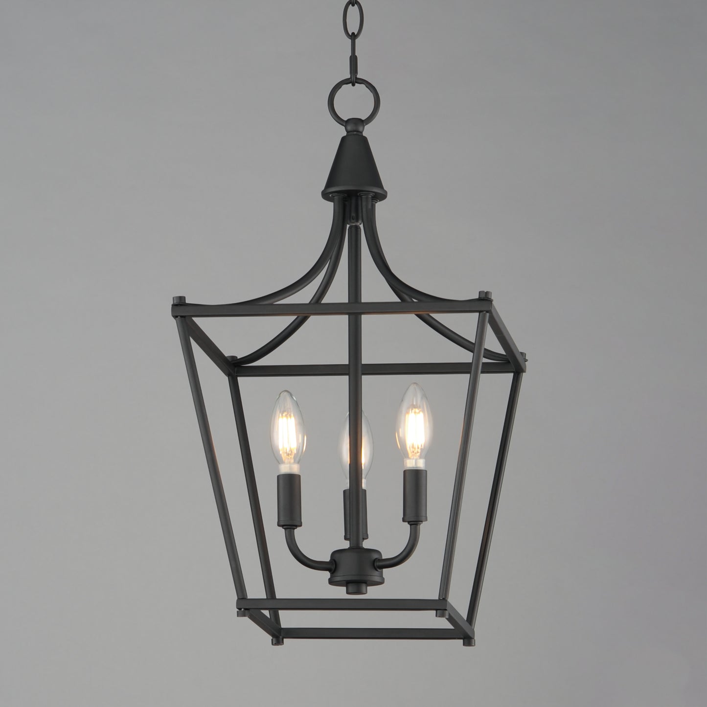 Clifton 3-Light Pendant Black by Maxim Lighting