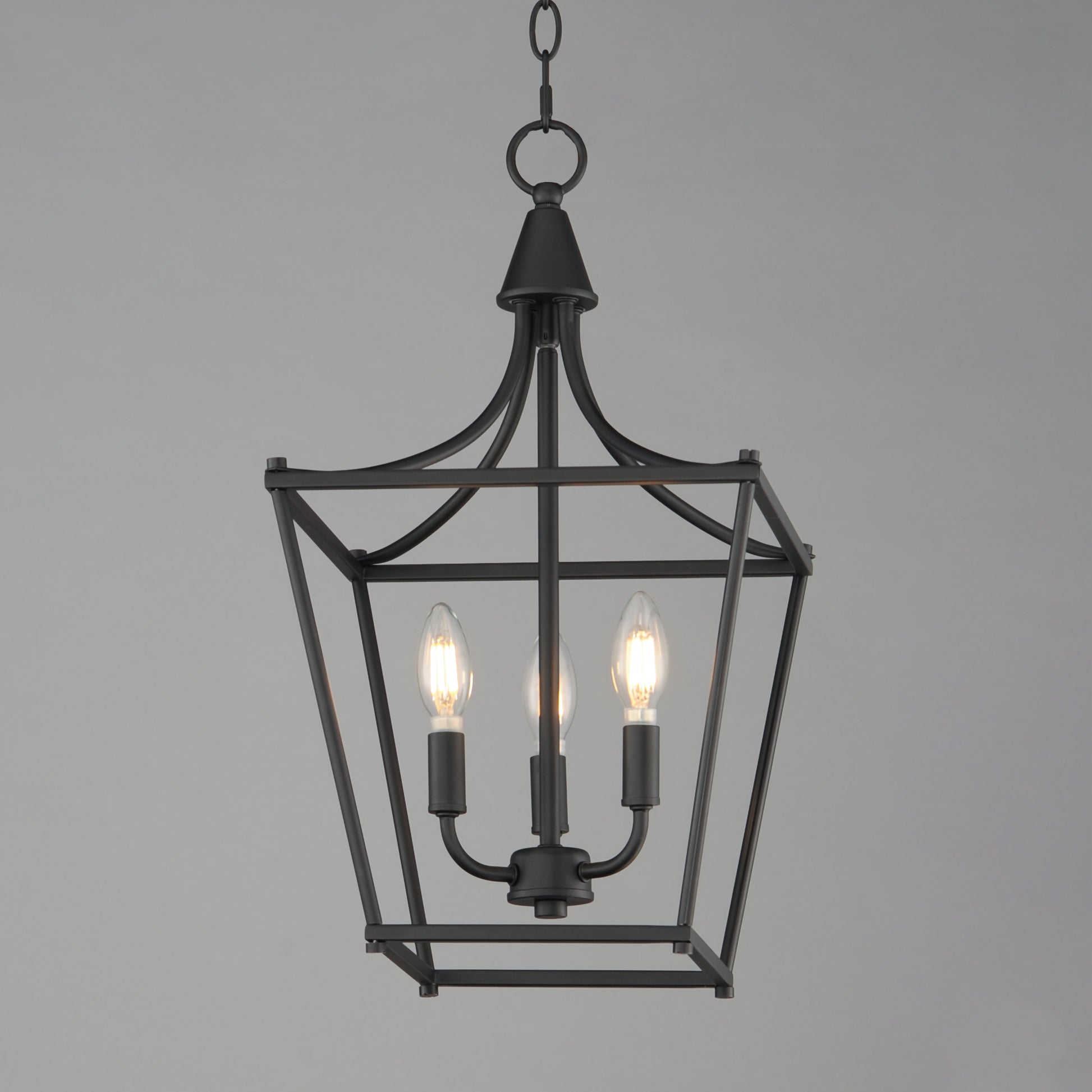 Clifton 3-Light Pendant Black by Maxim Lighting