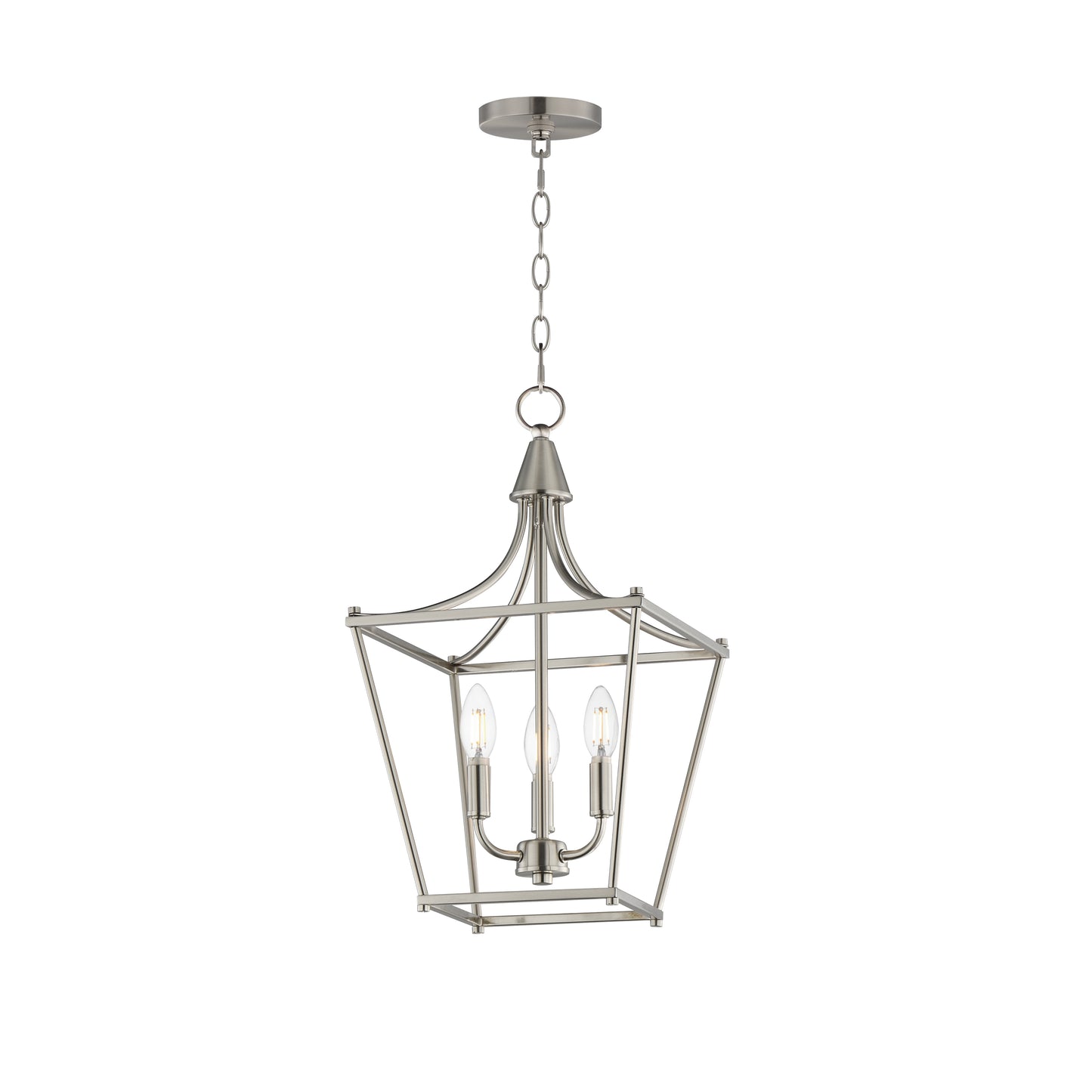 Clifton 3-Light Pendant Satin Nickel by Maxim Lighting