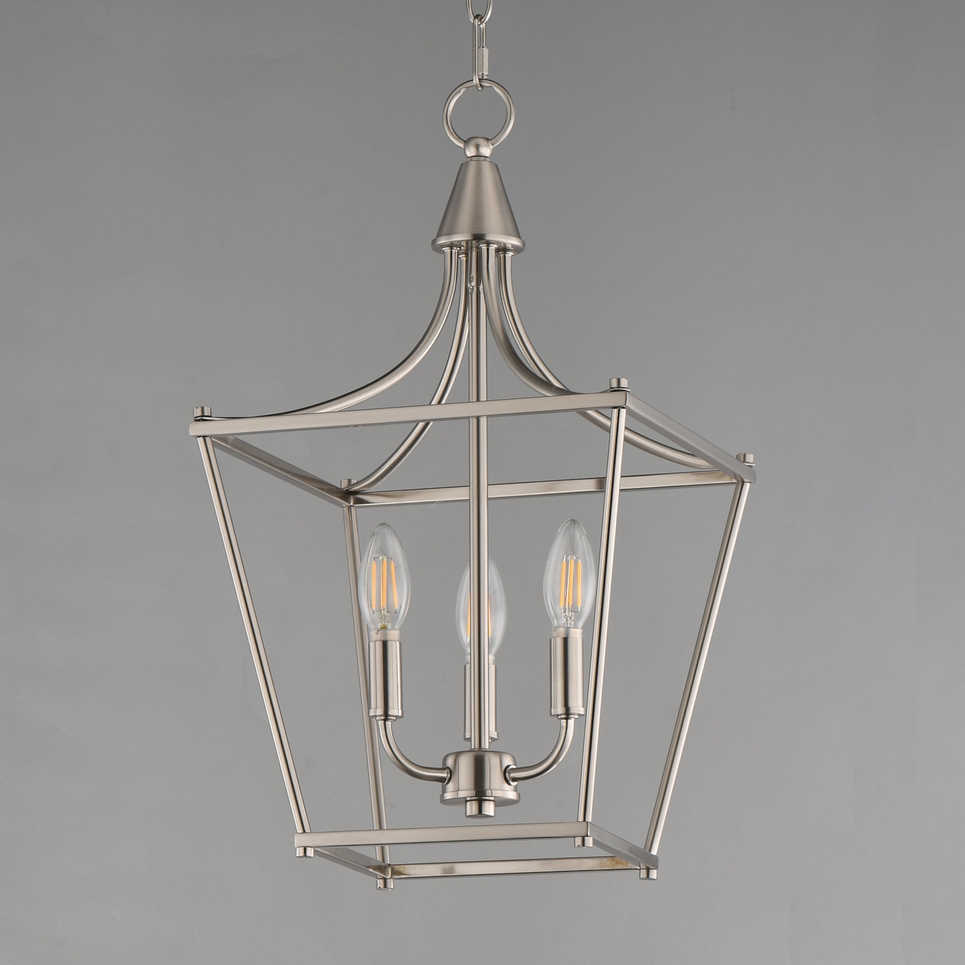 Clifton 3-Light Pendant Satin Nickel by Maxim Lighting