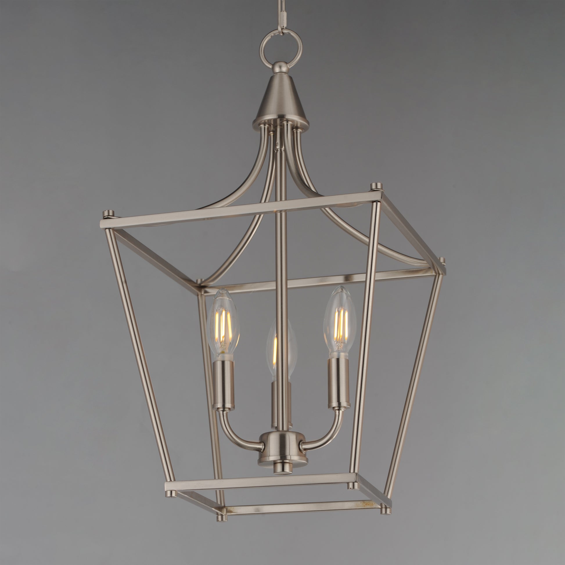 Clifton 3-Light Pendant Satin Nickel by Maxim Lighting