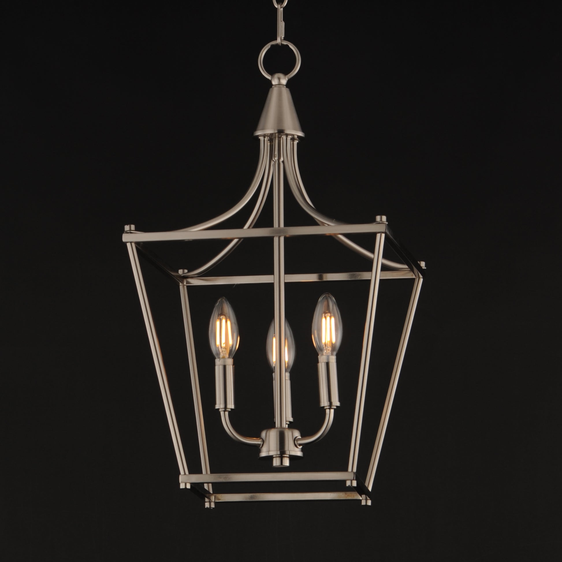 Clifton 3-Light Pendant Satin Nickel by Maxim Lighting