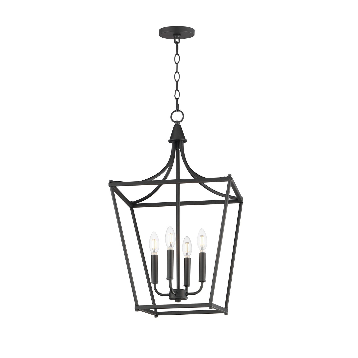 Clifton 4-Light Pendant Black by Maxim Lighting