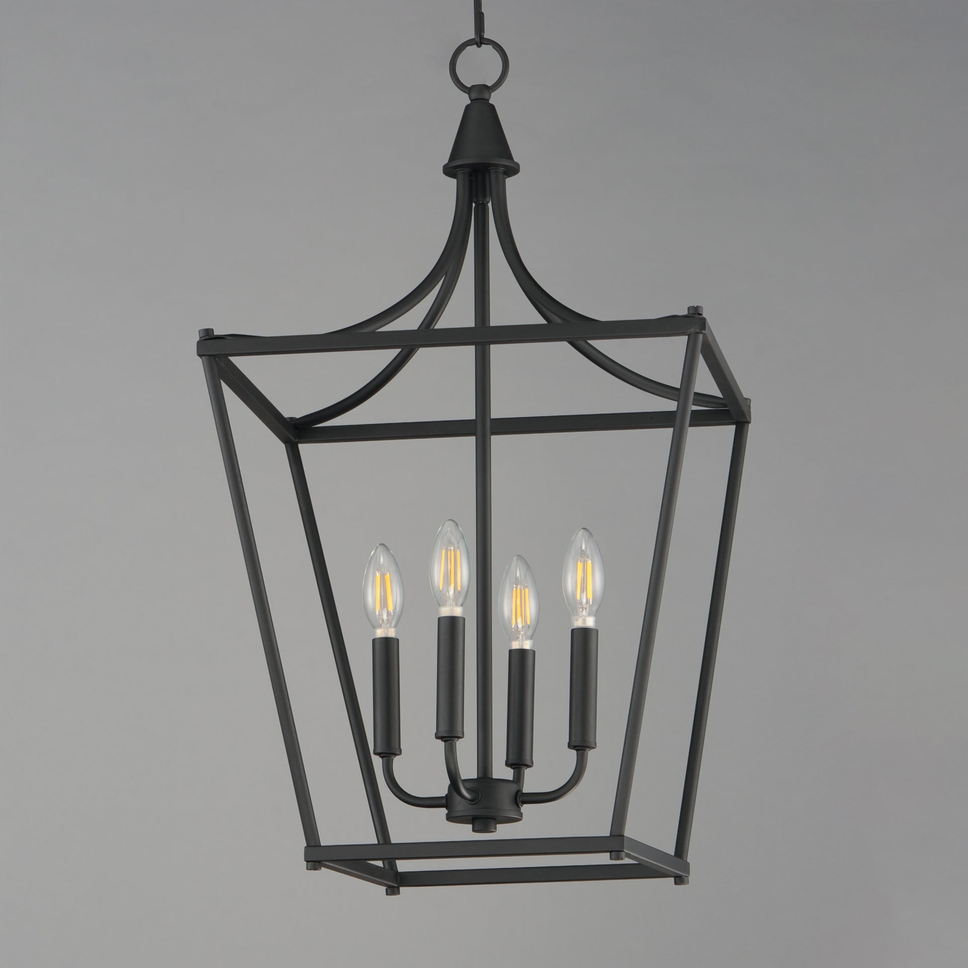 Clifton 4-Light Pendant Black by Maxim Lighting