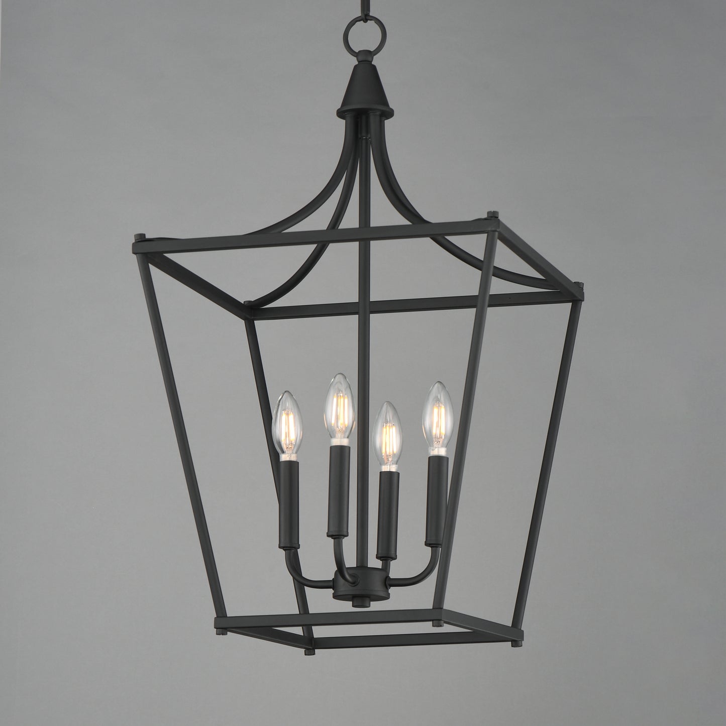Clifton 4-Light Pendant Black by Maxim Lighting