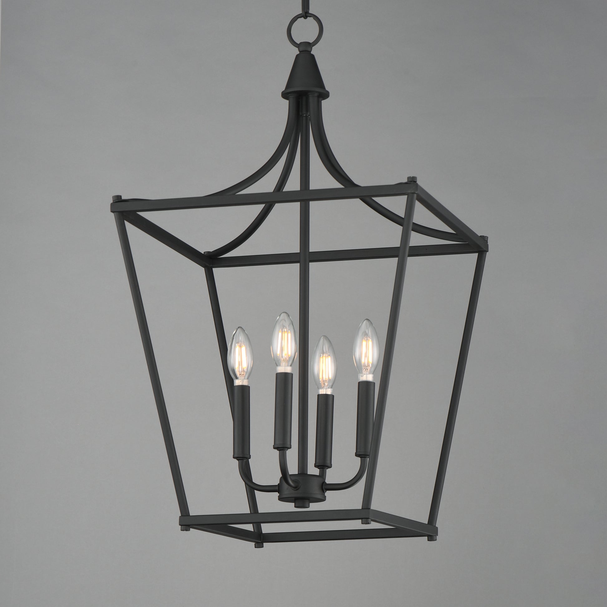 Clifton 4-Light Pendant Black by Maxim Lighting