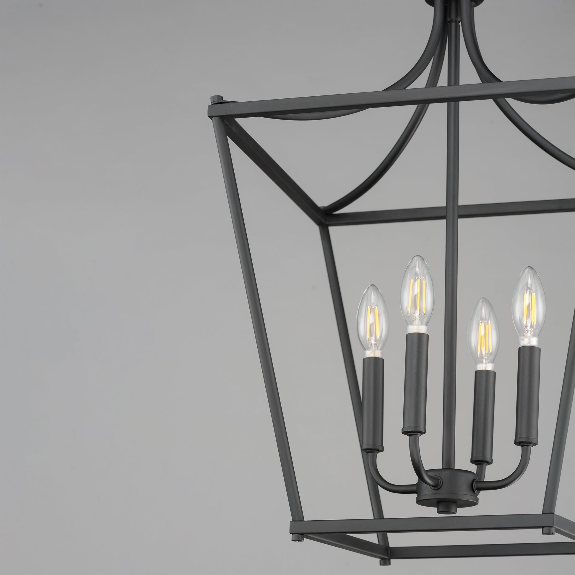 Clifton 4-Light Pendant Black by Maxim Lighting
