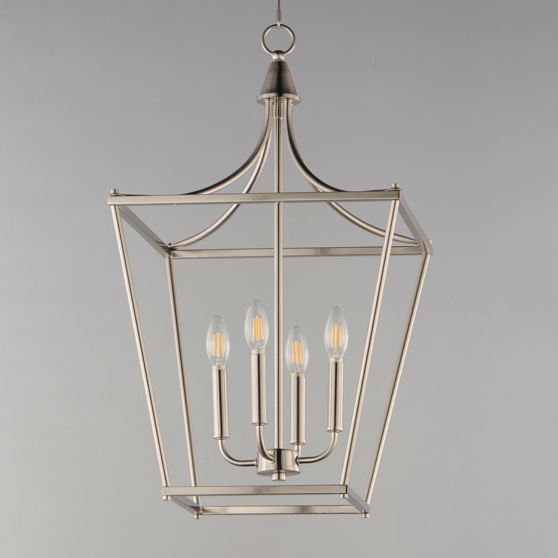 Clifton 4-Light Pendant Satin Nickel by Maxim Lighting
