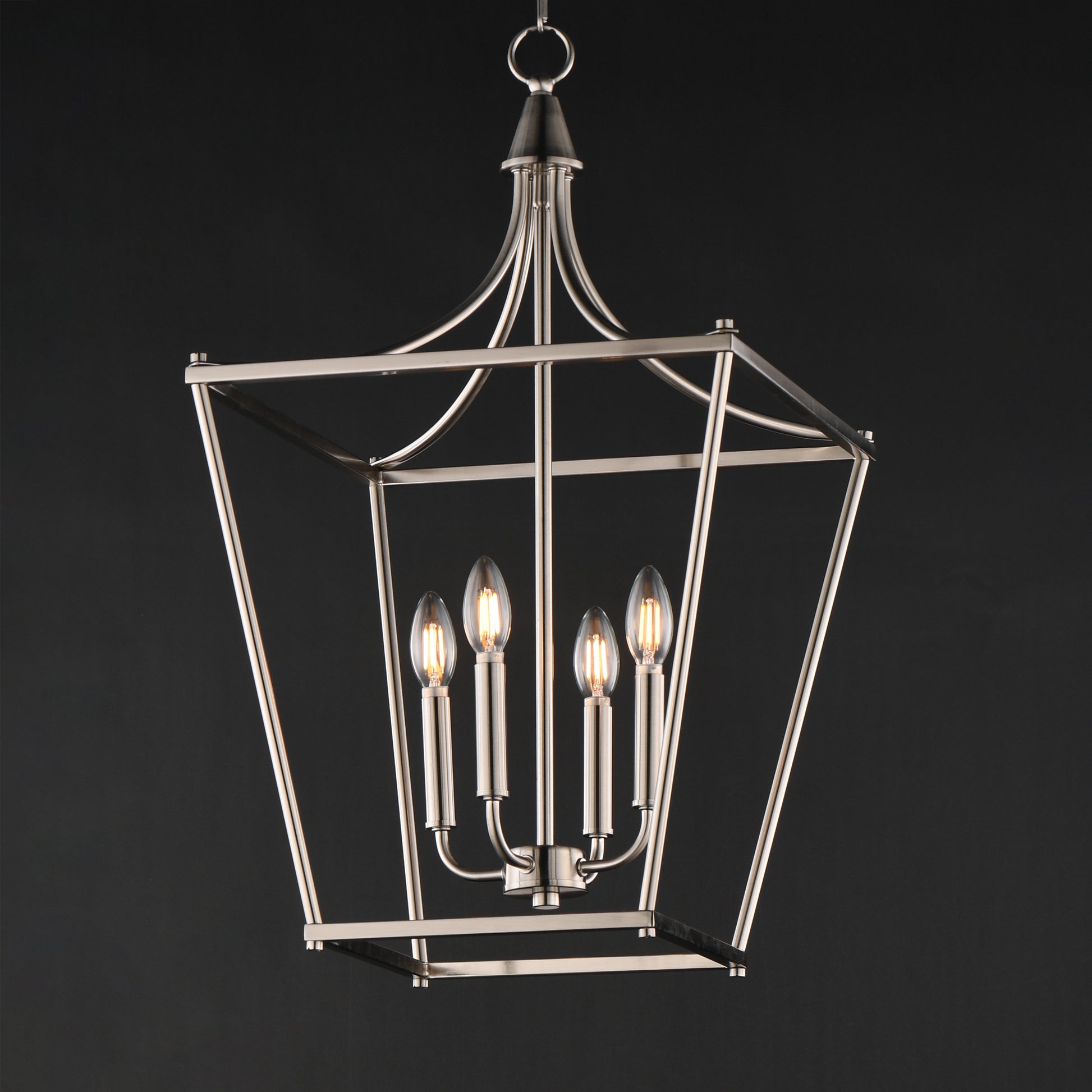 Clifton 4-Light Pendant Satin Nickel by Maxim Lighting