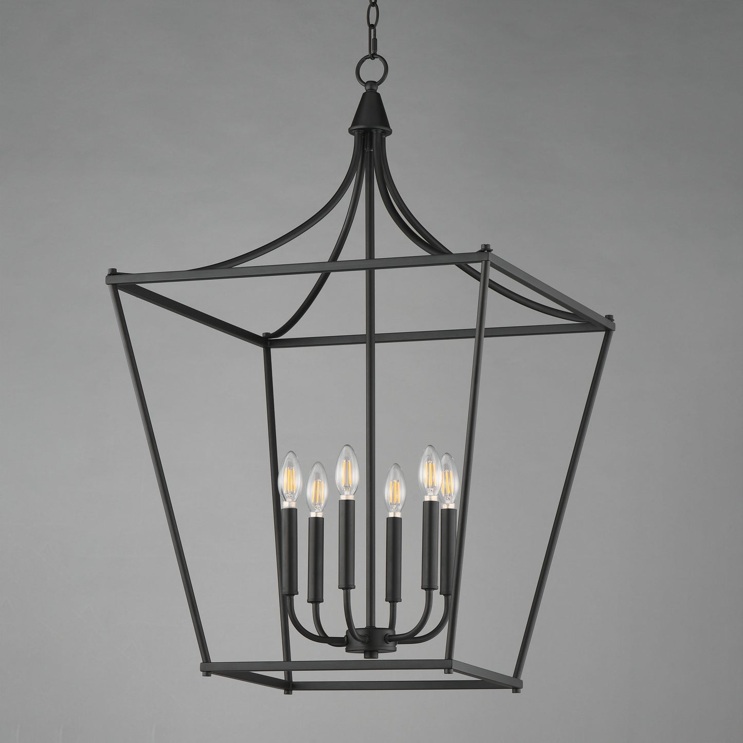 Clifton 6-Light Pendant Black by Maxim Lighting