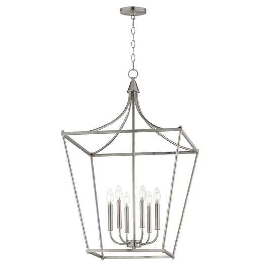 Clifton 6-Light Pendant Satin Nickel by Maxim Lighting