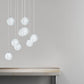 9 light Crystal Spheres Chandelier - Finesse Decor FL-709