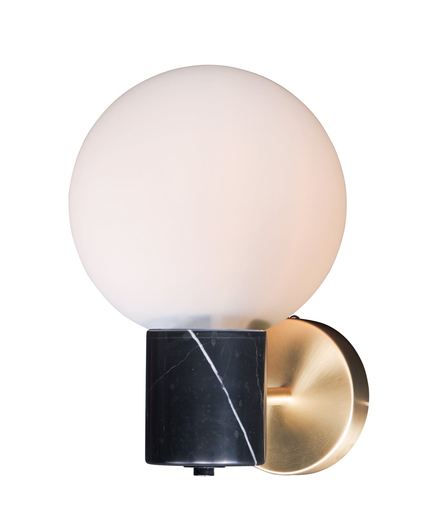 Vesper Wall Sconce Satin Brass/Black by Maxim Lighting