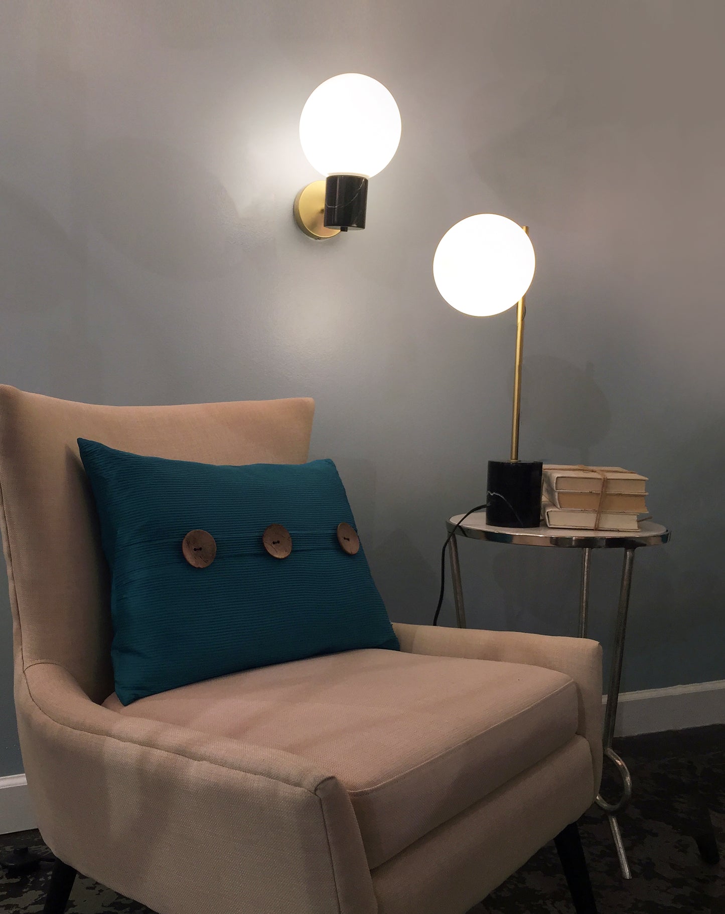 Vesper Wall Sconce Satin Brass/Black by Maxim Lighting