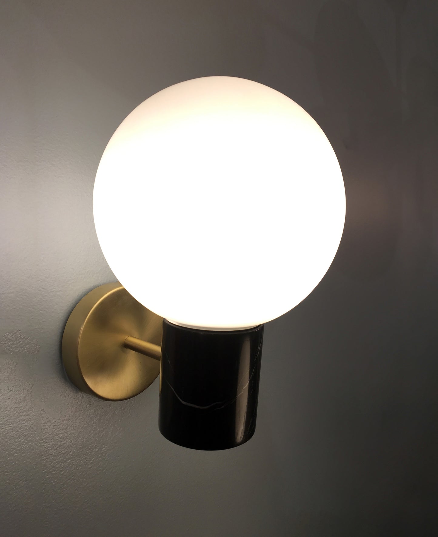 Vesper Wall Sconce Satin Brass/Black by Maxim Lighting