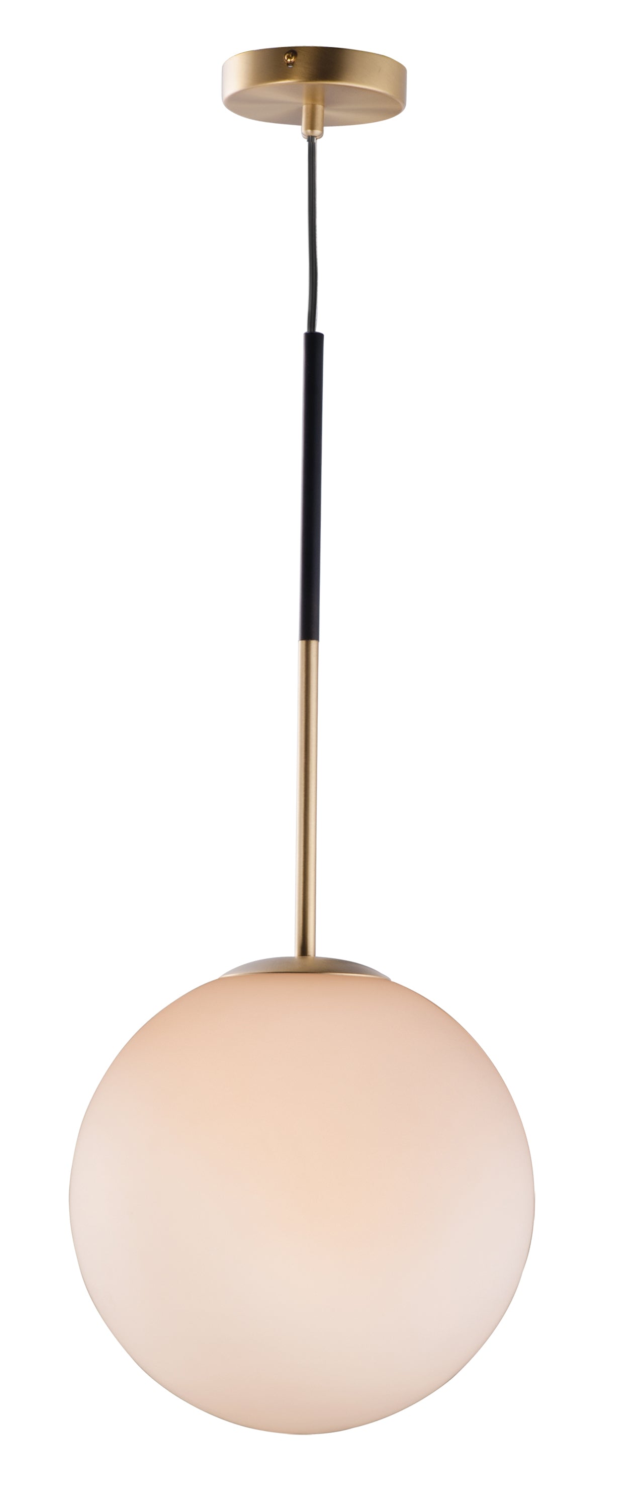 Vesper Pendant Satin Brass/Black by Maxim Lighting