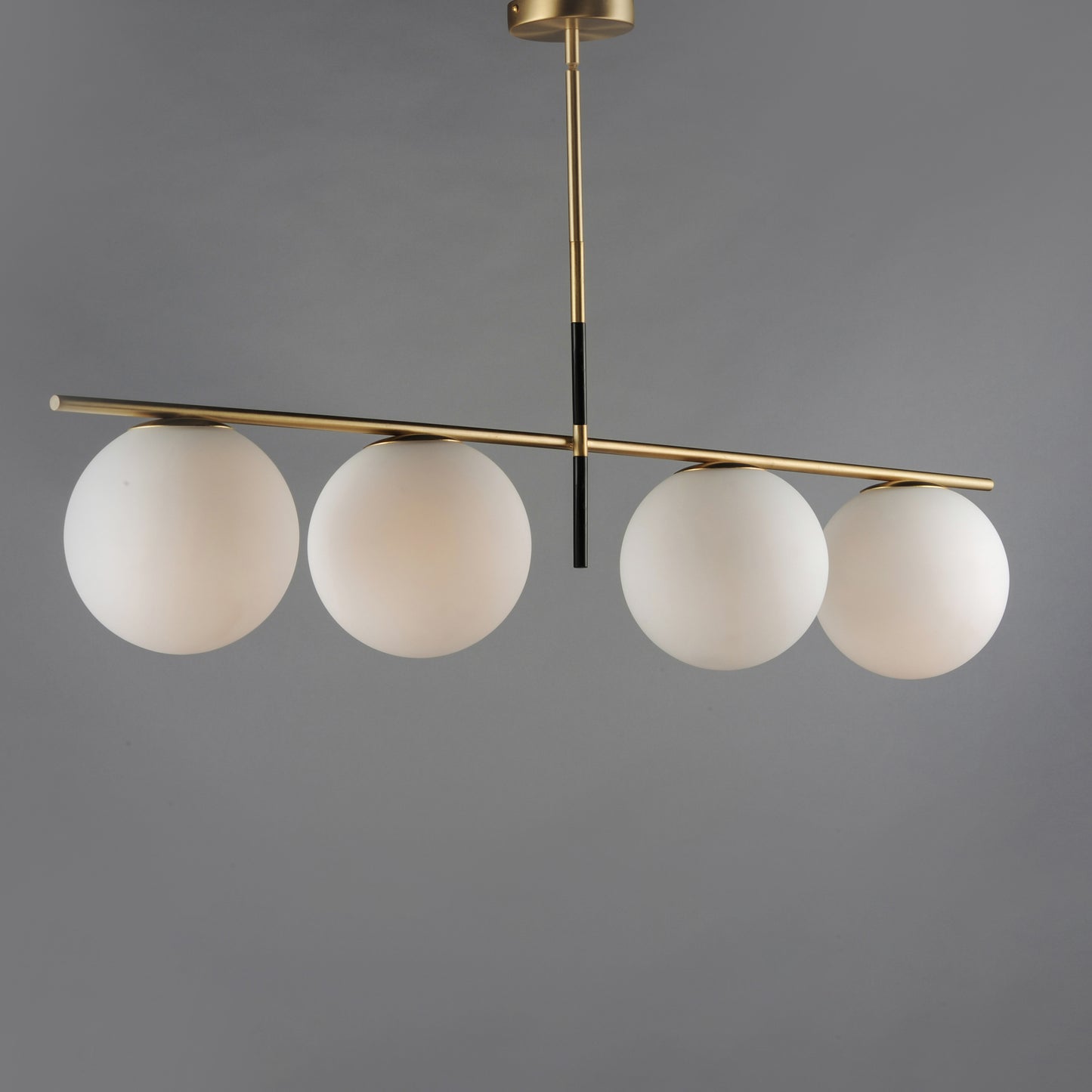 Vesper 4-Light Pendant Satin Brass/Black by Maxim Lighting