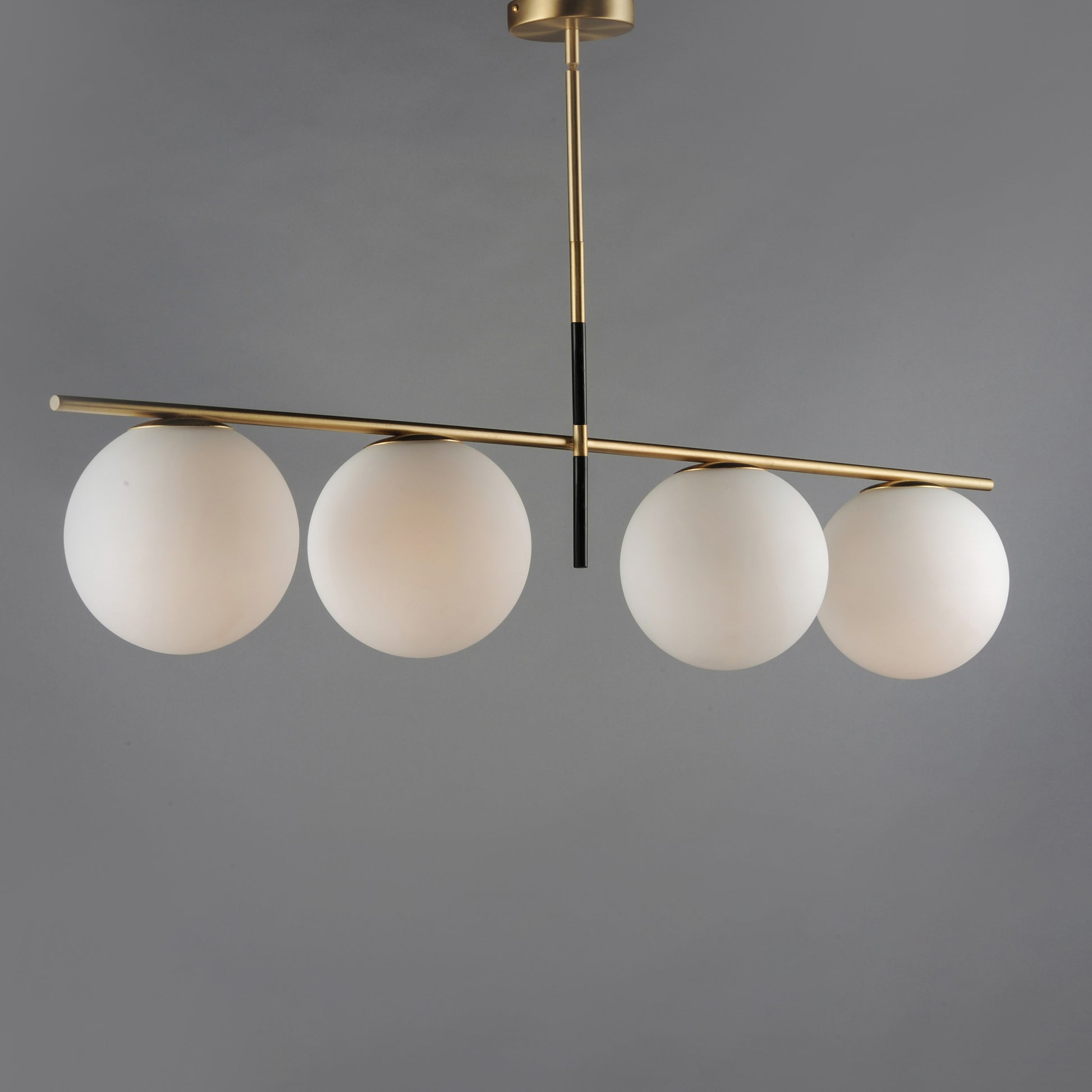 Vesper 4-Light Pendant Satin Brass/Black by Maxim Lighting