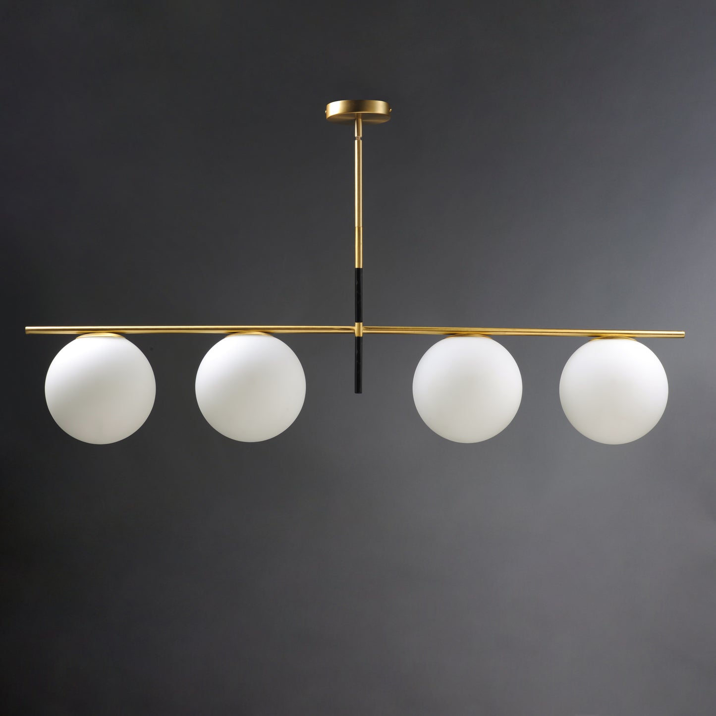 Vesper 4-Light Pendant Satin Brass/Black by Maxim Lighting