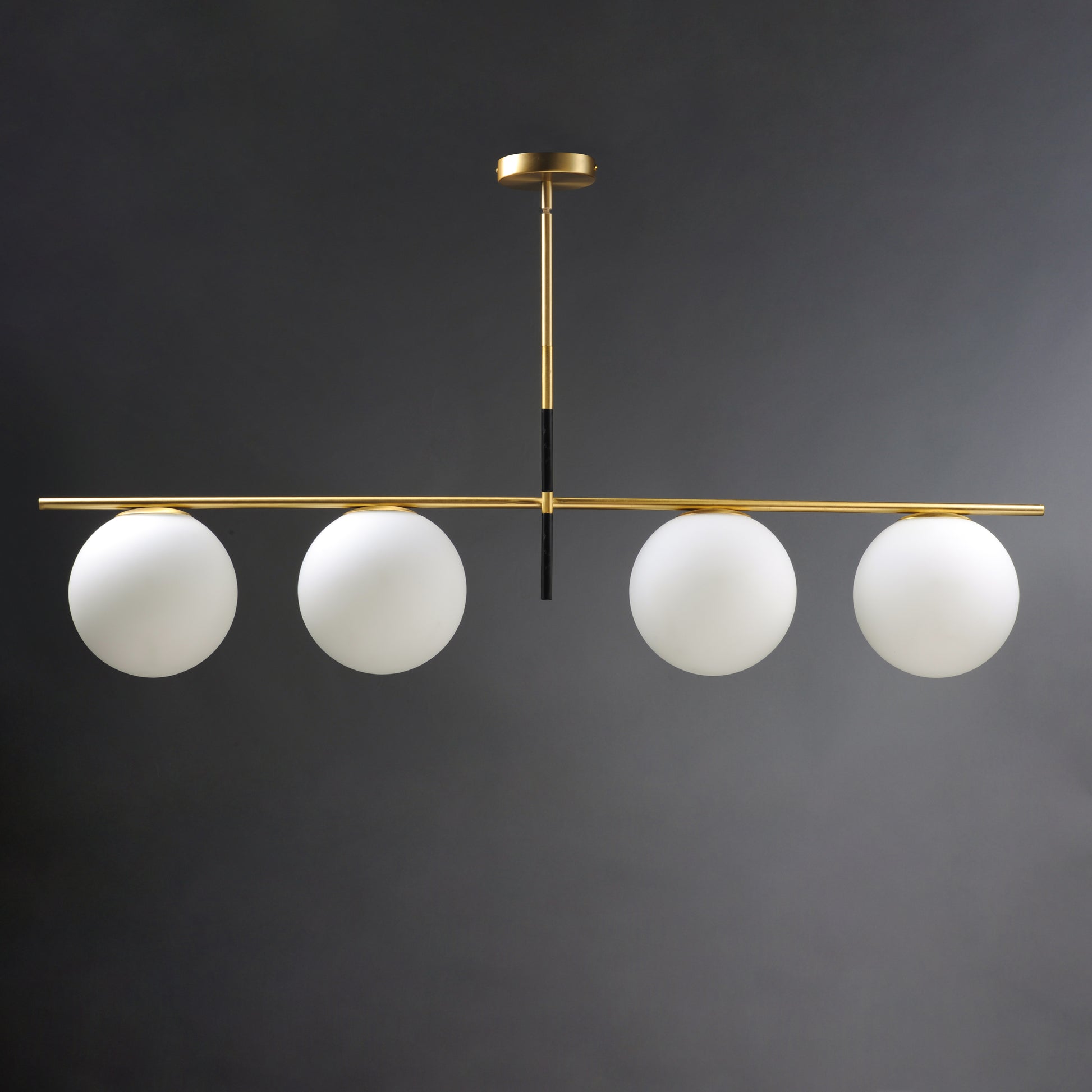 Vesper 4-Light Pendant Satin Brass/Black by Maxim Lighting