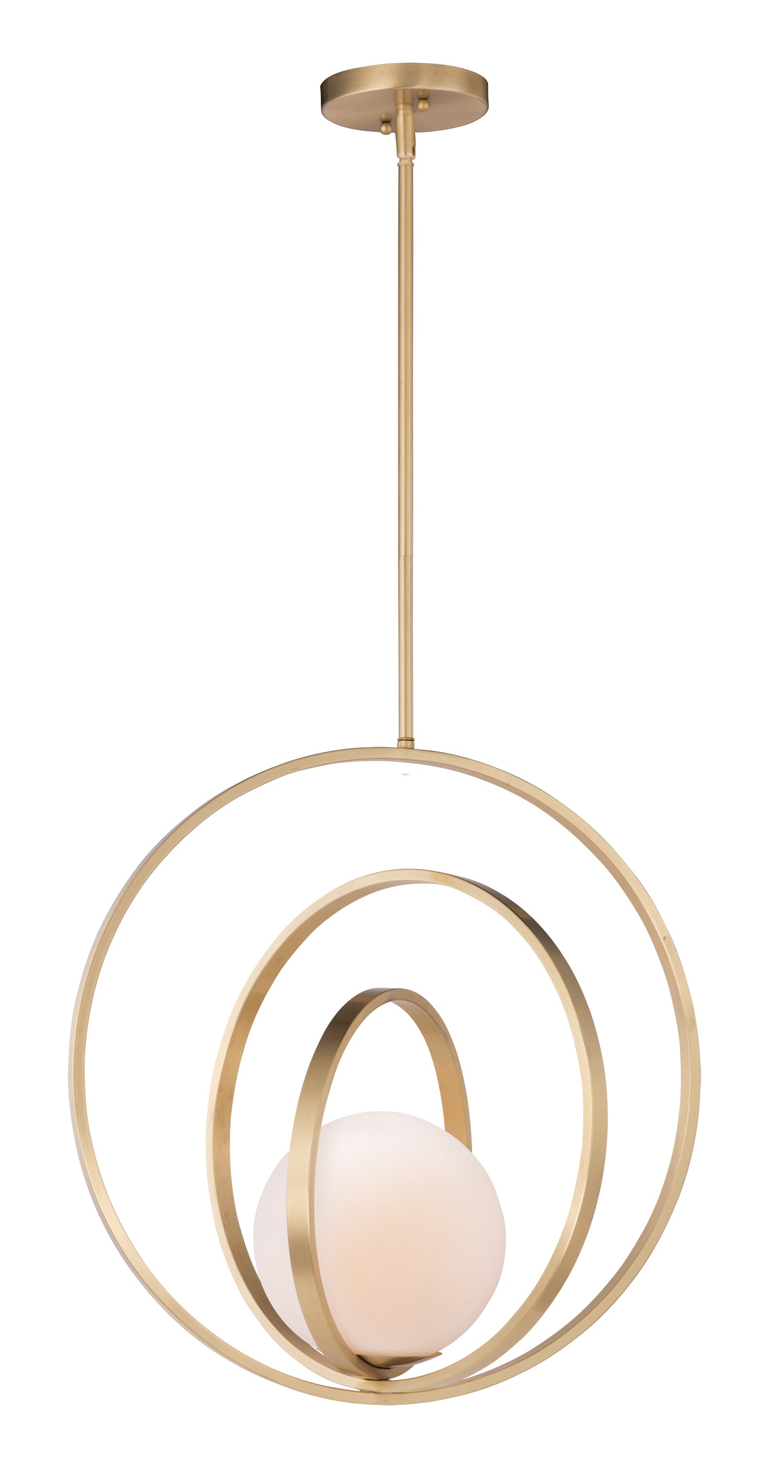 Coronet Pendant Satin Brass by Maxim Lighting