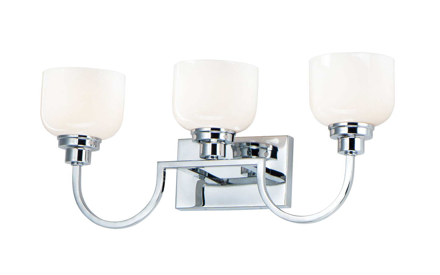 Swale 3-Light Bath Vanity Polished Chrome by Maxim Lighting