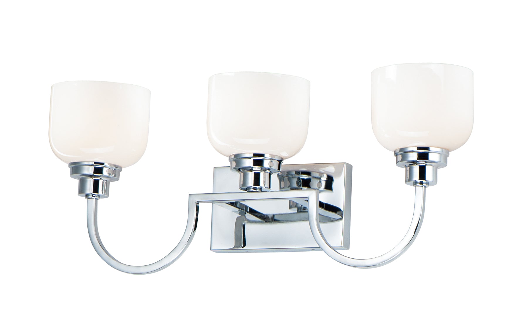 Swale 3-Light Bath Vanity Polished Chrome by Maxim Lighting