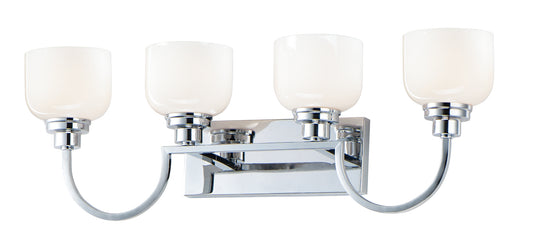 Swale 4-Light Bath Vanity Polished Chrome by Maxim Lighting