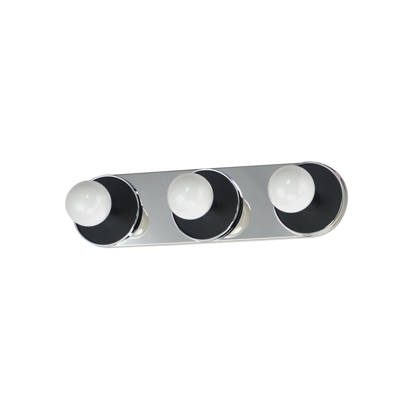 Hollywood 3-Light Sconce with LED Bulb Polished Chrome by Maxim Lighting