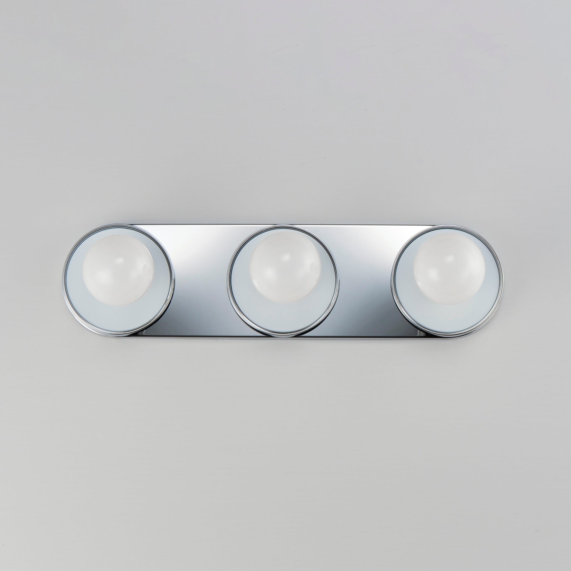 Hollywood 3-Light Sconce Black/Polished Chrome by Maxim Lighting