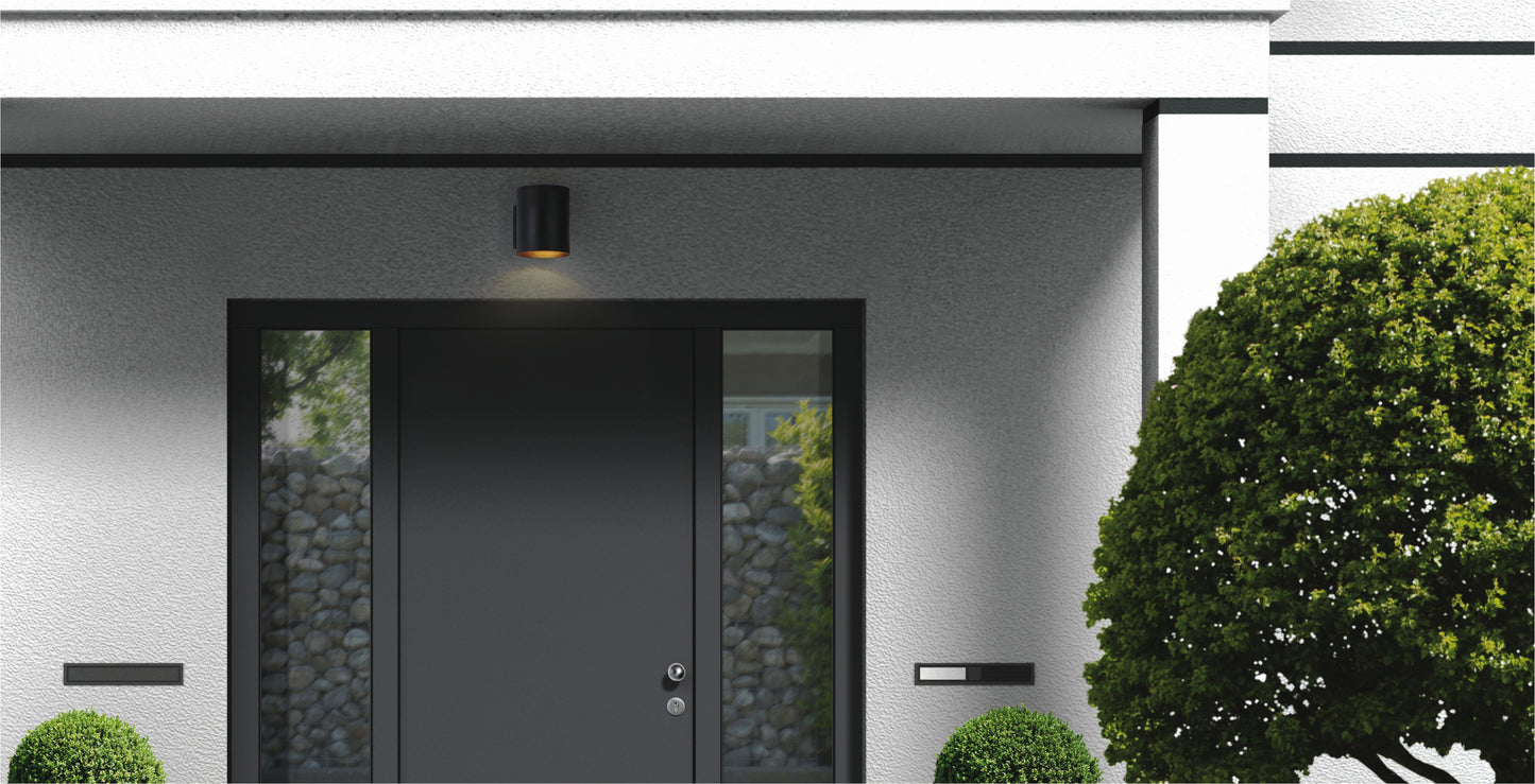 Outpost 7.25"H Outdoor Wall Sconce Black by Maxim Lighting