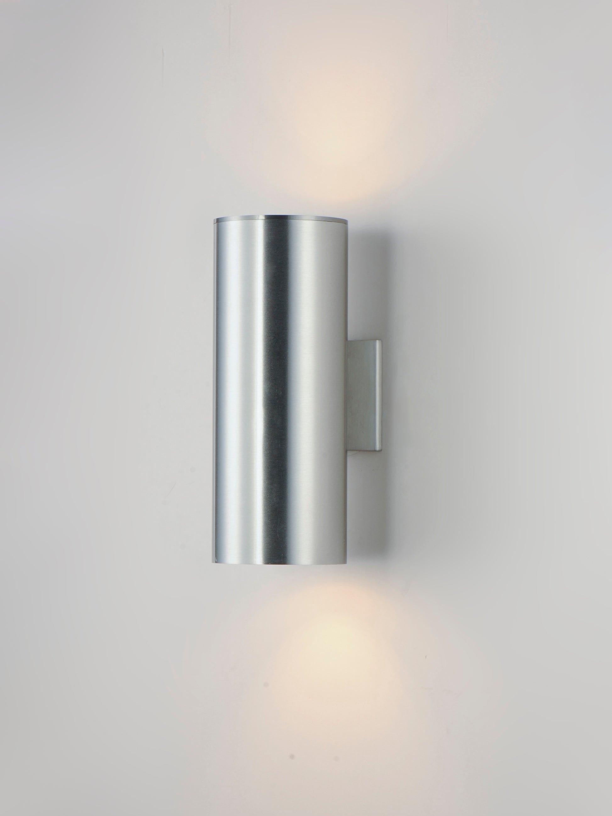 Outpost 2-Light 15"H Outdoor Wall Sconce Brushed Aluminum by Maxim Lighting
