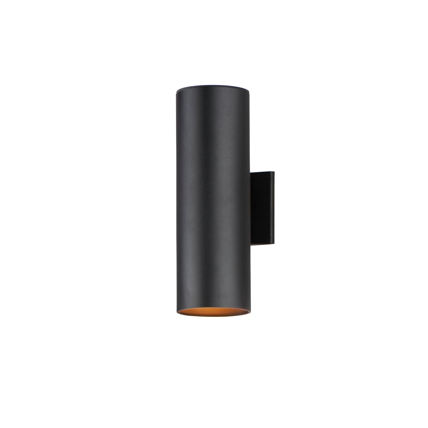 Outpost 2-Light 15"H Outdoor Wall Sconce Black by Maxim Lighting